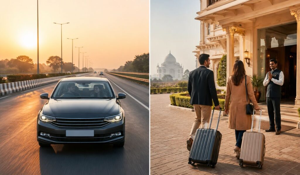 One-day vs overnight Taj Mahal tour from Delhi by private car